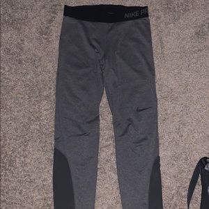 Grey Nike Pro Leggings